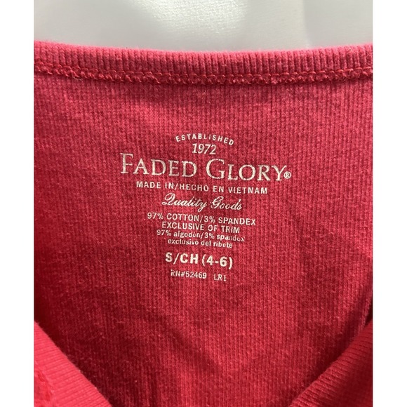 Faded Glory Pink Y2K Cami Tank Top Lace Trim Ribbed Fairy Grunge Milkmaid Small - Picture 6 of 9